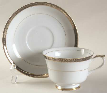 Heirloom Footed Cup & Saucer Set
