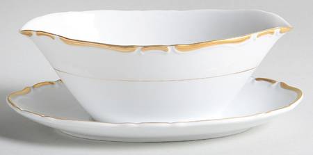 Monte Carlo Gravy Boat with Attached Underplate