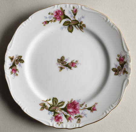 Moss Rose Salad Plate