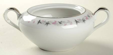 Pink Valley Sugar Bowl No Lid
