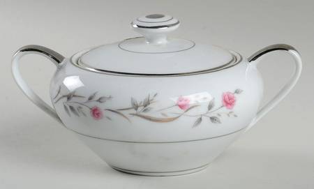 Rambling Rose Sugar Bowl & Lid