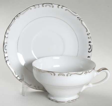 Regent Footed Cup & Saucer Set