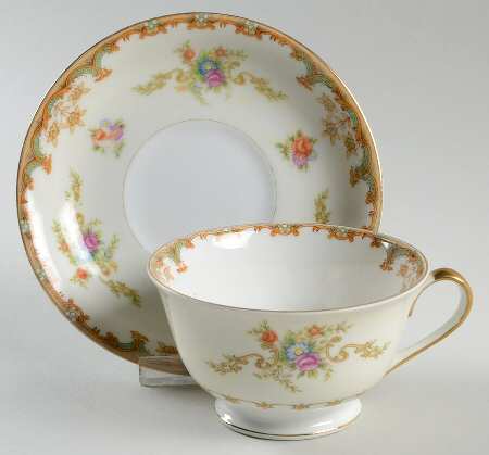 Regent Footed Cup & Saucer Set