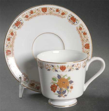 Royal Palace Footed Cup & Saucer Set