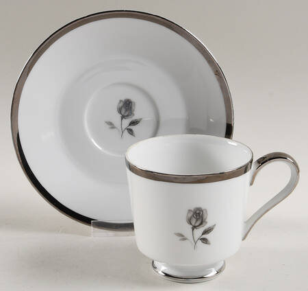 Rosemont Footed Cup & Saucer Set