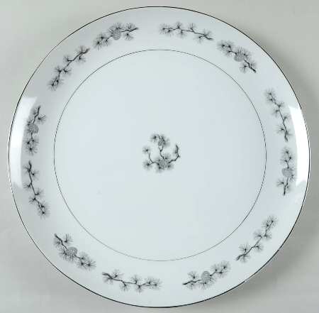 Silver Cone 12" Chop Plate (Round Platter)