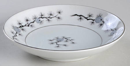 Silver Cone Fruit/Dessert (Sauce) Bowl