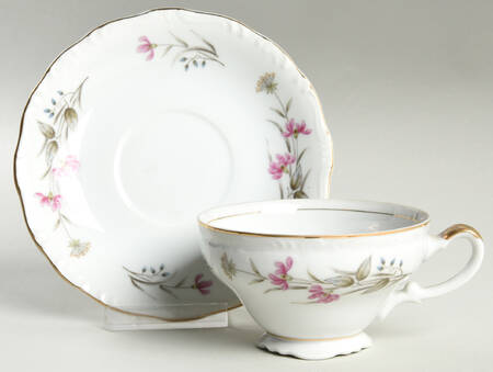 Symphony Footed Cup & Saucer Set