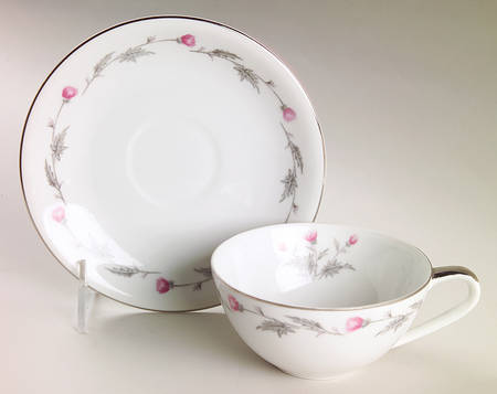 Thistle Flat Cup & Saucer Set
