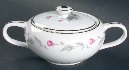 Thistle Sugar Bowl & Lid