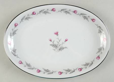 Thistle 12" Oval Serving Platter