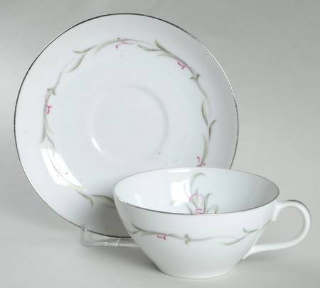 Wildbrook Flat Cup & Saucer Set