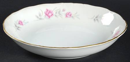 Wild Rose Coupe Soup Bowl