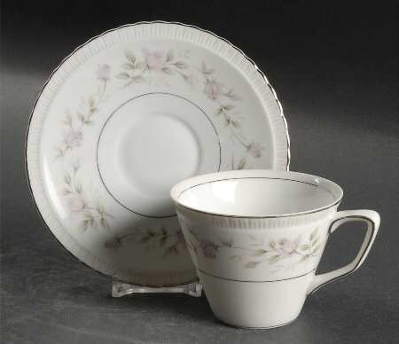 York Flat Cup & Saucer Set