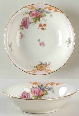 Bridal Rose (Cream Background) Coupe Cereal Bowl