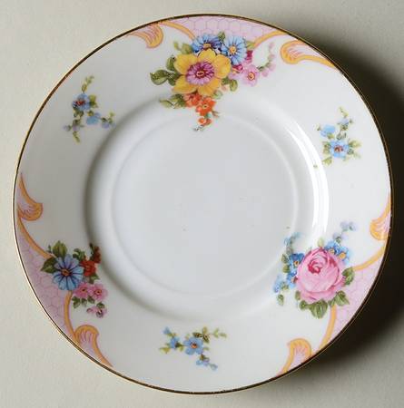 Bridal Rose (Cream Background) Saucer