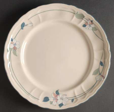 New Apple Blossom (Scalloped Edge) 12" Chop Plate (Round Platter)