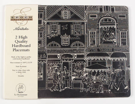 Le Restaurant (Set of 2) Placemat Set