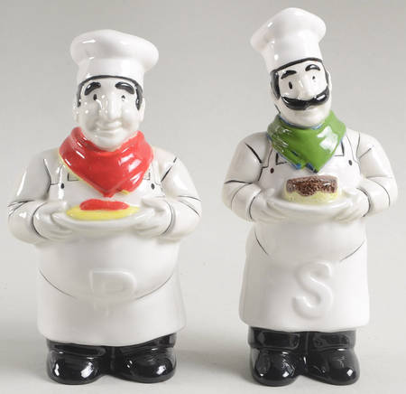 Le Restaurant Figural Salt & Pepper Set