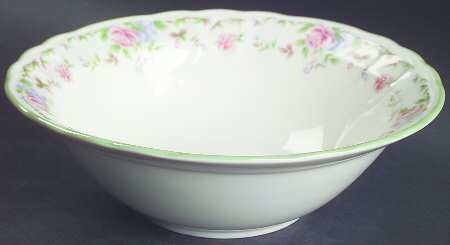 Morning Rose 9" Round Vegetable Bowl