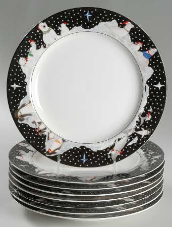 Polar Party Dinner Plate - Set of 8