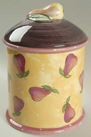 Bois D'Arc Tutti Fruitti Large Canister & Lid by Essex Collection