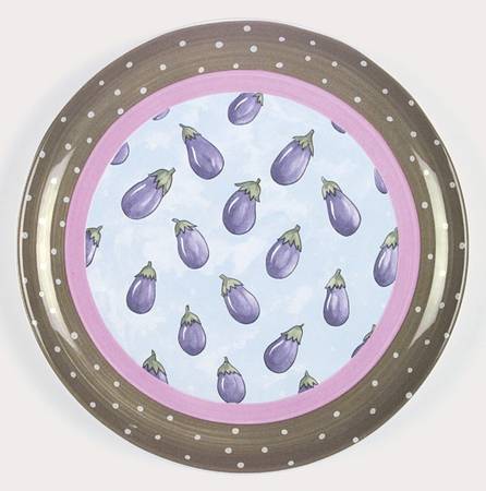 Bois D'Arc Tutti Fruitti Coupe Dinner Plate by Essex Collection