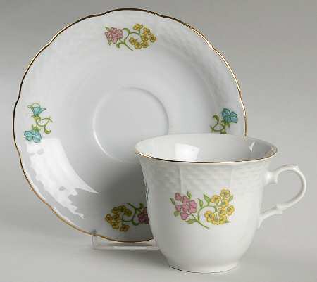 Jeunes Fleurs Flat Cup & Saucer Set