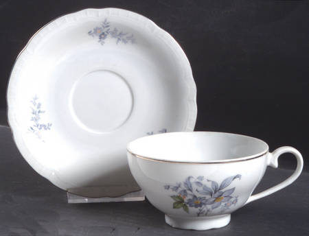 Wild Flower Footed Cup & Saucer Set
