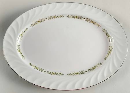 Romance 14" Oval Serving Platter
