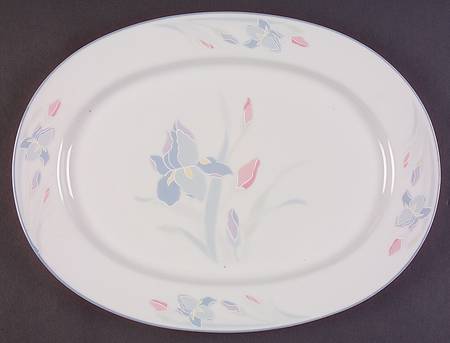 Iris 14" Oval Serving Platter