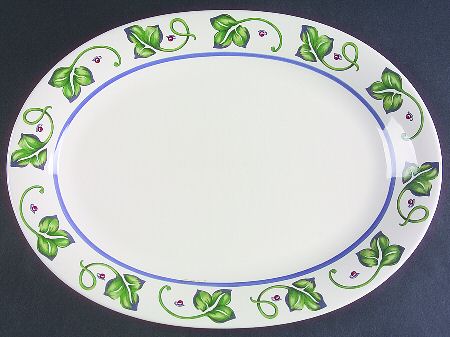 Mission Ivy 14" Oval Serving Platter by Eddie Bauer