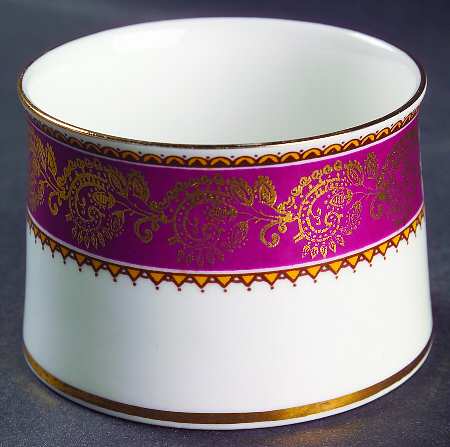 Burgundy Mini Open Sugar Bowl