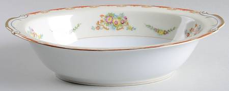 EMP39 10" Oval Vegetable Bowl