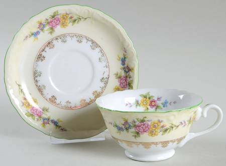 EMJ8 Footed Cup & Saucer Set