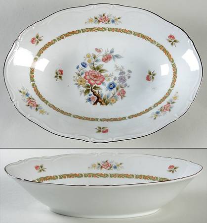 China Tree 11" Oval Vegetable Bowl