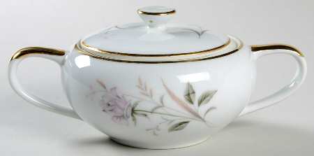 Rosette Sugar Bowl & Lid