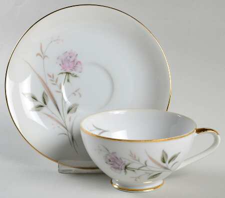 Rosette Footed Cup & Saucer Set