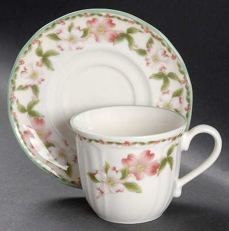 Springdale Flat Cup & Saucer Set