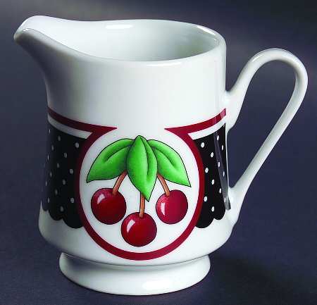 Cherry Cameo Creamer