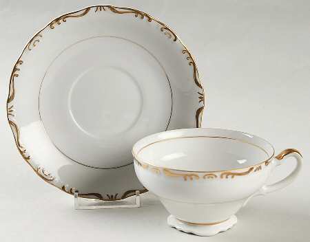 Regent Gold Footed Cup & Saucer Set