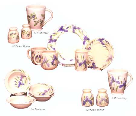 Field of Iris Dinner Plate