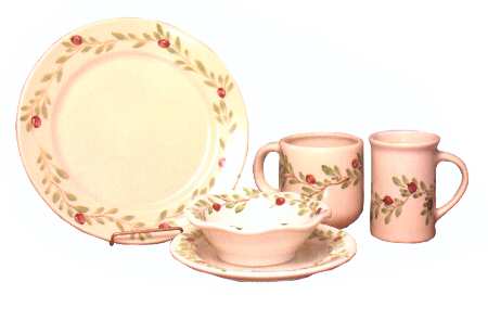 Cranberry Dinner Plate