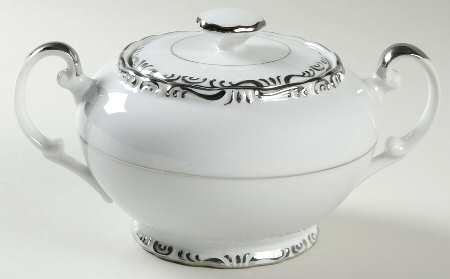 Regent Platinum Sugar Bowl & Lid