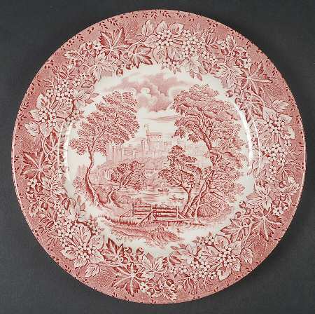 Castles Red by English Ironstone Tableware