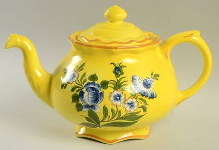 Marseilles Yellow Teapot & Lid