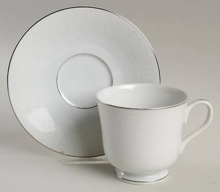 Whitehall Footed Cup & Saucer Set