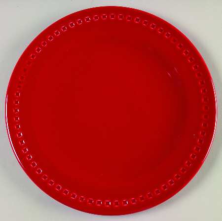 Kick It Up a Notch Red Salad Plate