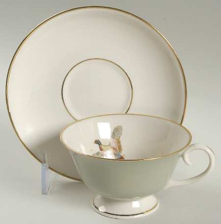 ELH4 Footed Cup & Saucer Set