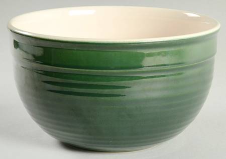 Le Potier Green (Olive) 8" Mixing Bowl